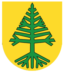 erb obce raková - kolumbárium na cintoríne