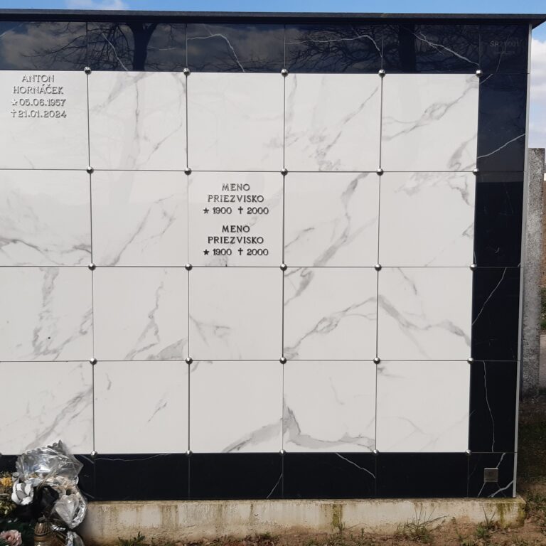 Nové kolumbárium na cintoríne v Trstíne