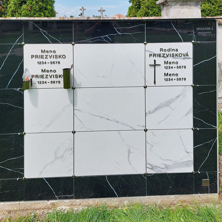 Moderné kolumbárium v Sekuliach
