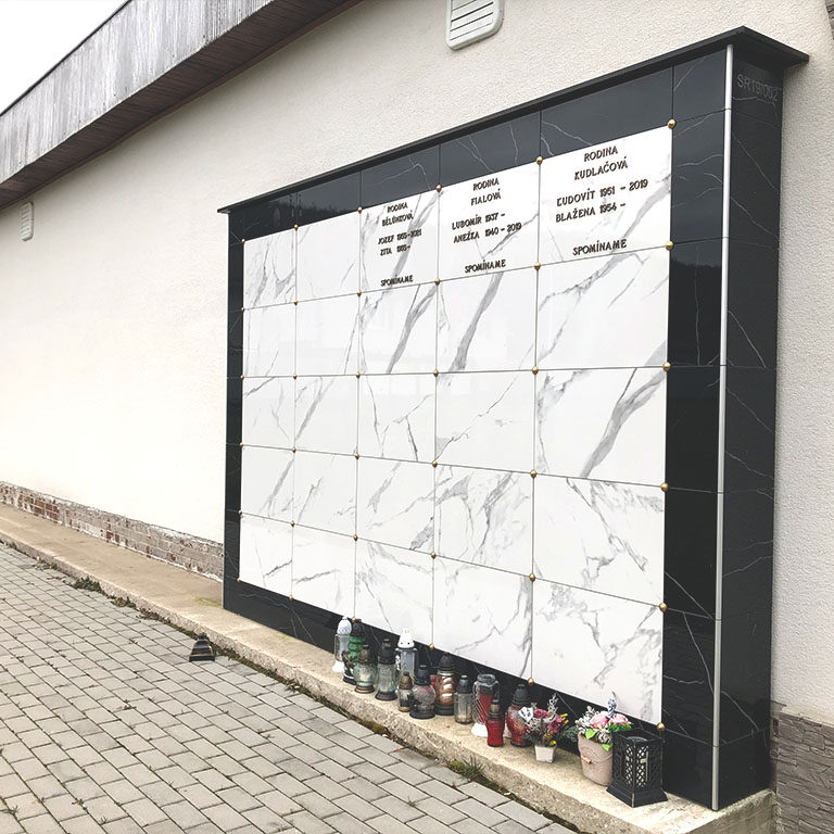Kolumbárium na cintoríne v obci Sokolovce – dôstojné miesto na uloženie urien