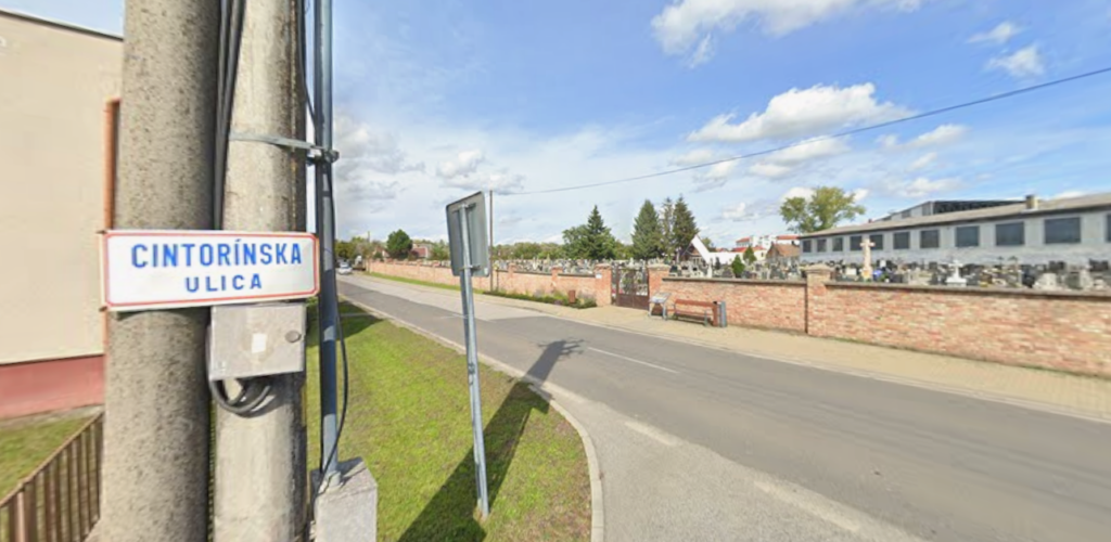 cintorín záhorská ves vstup